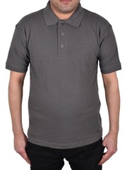 Mens Polo Shirt Heavy Work T Shirts Short Sleeve Two Tone Tee Sizes S-6XL