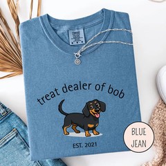 Personalized Dog Dad Comfort Tee Shirt Custom Pet