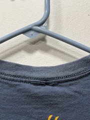 Supreme FW17 Flames Blue T-Shirt Size Medium Distressed Faded See Pics