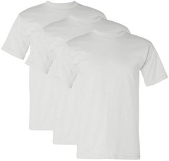 US Army Solid Color T-Shirts Made in USA 100% Cotton Heavyweight Shirts 3 Pack