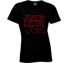 Jesus Loves You Christian Church God Revolution Groovy Bible Gift Funny Tie Dye