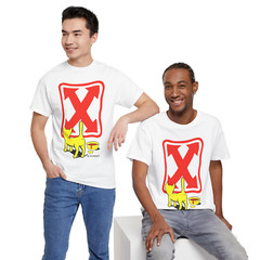 H Street Skate Yellow Cat Logo Men’s T-Shirt American Style T Shirt