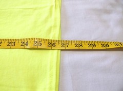 Athletic Works Loose Fit No Pocket Cotton Tee Men Sz S (34-36) NWT Acid Yellow