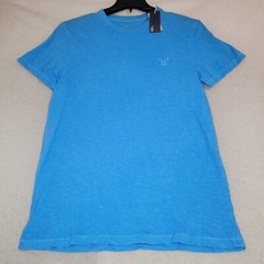 American Eagle Shirt Mens LARGE L BLUE OUTDOORS Lightweight CASUAL Preppy NWT
