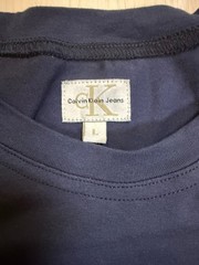 Calvin Klein Jeans Mens Gents T-Shirt Navy Blue Size L