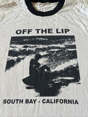 Brandy Melville Surf T-shirt Off The Lip South Bay Two Tone White Mens Large