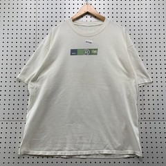 Vintage 90s Mossimo Box Logo Shirt Mens 2XL White Short Sleeve Surf Skate