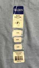 NEW Gildan Mens Med DryBlend 50/50 Cotton/Poly Plain blue T-Shirt S/S G8000 1422