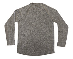 UNDER ARMOUR Men’s Gray Long Sleeve Poly Tech 2.0 T-shirt. Sz. Large. * NWT *