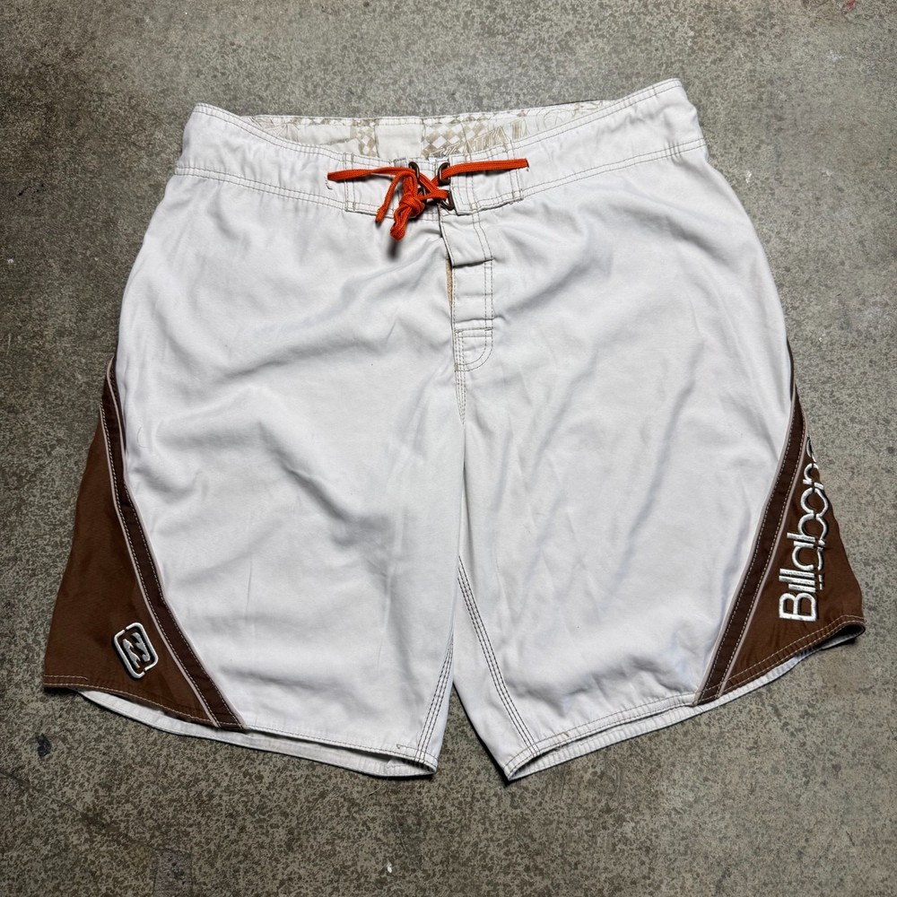 Vintage Billabong Andy Irons Kauai Brown Board Shorts Grail – 36