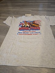 Vintage 1996 Mike Tyson Vs Frank Bruno T-Shirt Large DEADSTOCK MGM USA TAGS 90 L