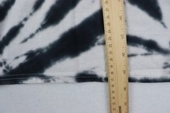 Def Leppard Shirt Mens Large Black White Tie Dye Animal Graphic Band Tee Rock