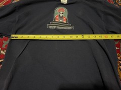 Vintage Alien Workshop Shirt Mens Large 90s Skate Believe Skateboarding Tan Gray