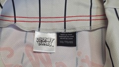 Looney Tunes Baseball Jersey Bugs Bunny Thats All Folks Logo XXL White Red Black