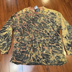 Mixed Tie-Dye Shirt Lot Of 4 100% Cotton 3 Long Sleeve Spiral Jimi Hendrix