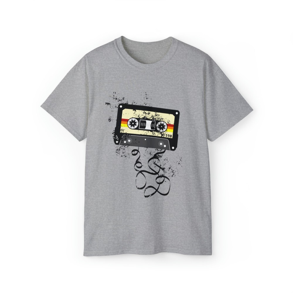 Destroyed Cassette T-Shirt – Classic Oldies Music Tee for 80s & 90s Nostalgia