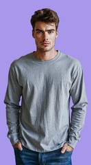 Carhartt K231 Loose Fit Heavyweight Long-Sleeve Logo Sleeve Graphic T-Shirt XL
