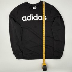 Adidas Men’s 1X Black Linear Logo Sweatshirt Pullover Flaw 1XL Gym Work
