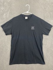 Glock Perfection T-Shirt Mens M Black Cotton Short Sleeve Crew Neck Pullover