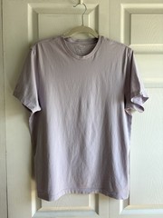 J.CREW Tee Men M Cotton Washed Jersey T-Shirt Light Purple Preppy Casual Soft