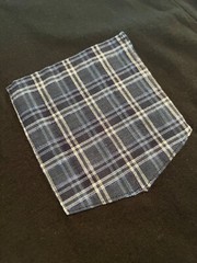 Fun Unisex Plaid Pocket T-Shirt – Size Large – 100% Cotton Preshrunk