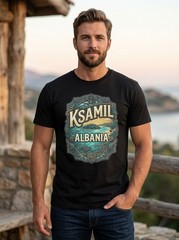 Ksamil Albania Turquoise Bay Graphic T-Shirt Unisex Travel Tee