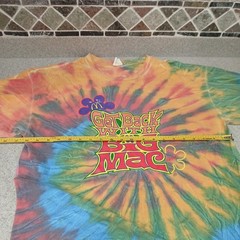 McDonald’s Get Back With Big Mac Tie Dye Shirt XL Vintage 90’s Nice c pics