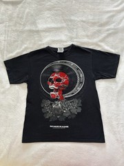 Karani-Art San Miguel De Allende Shirt Mens Medium Black Skull Rose Mexico Tee