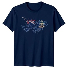 Falkland Islands T-Shirt Landmarks Travel Souvenir Graphic Tee