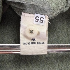 The Normal Brand Mens Large Olive Green Long Sleeve Raglan Henley Shirt Casual