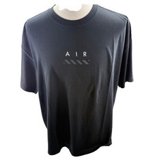 Nike Air Black Loose Fit Graphic World Tour Mens Tee Shirt Small NEW