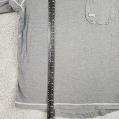 Ariat Rebar Shirt Mens Medium Gray Short Sleeve Pocket Skull Flag Workwear Tee