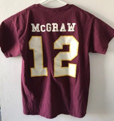Tim McGraw Washington DC 2012 Tour T Shirt Official Merch Large Redskins DS