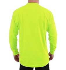 Dickies Men’s High Visibility Long Sleeve Tee Big & Tall Long Length, Cool & Dry
