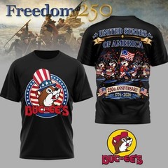 Buc-ees 250th Anniversary , 250th years of Freedom – All Over Shirt