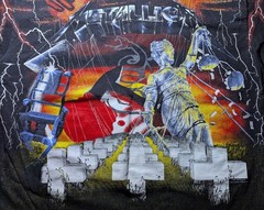 Vintage Metallica Master Of Puppets Kill’em All T-shirt XL 1991 All Over Print