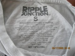 The MOTHMAN Ripple Junction T-Shirt Men’s SZ SM Graphic Print GRAY