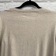 Polo Ralph Lauren Mens XL Classic-Fit Jersey Long-Sleeve T-Shirt Khaki Pony Logo