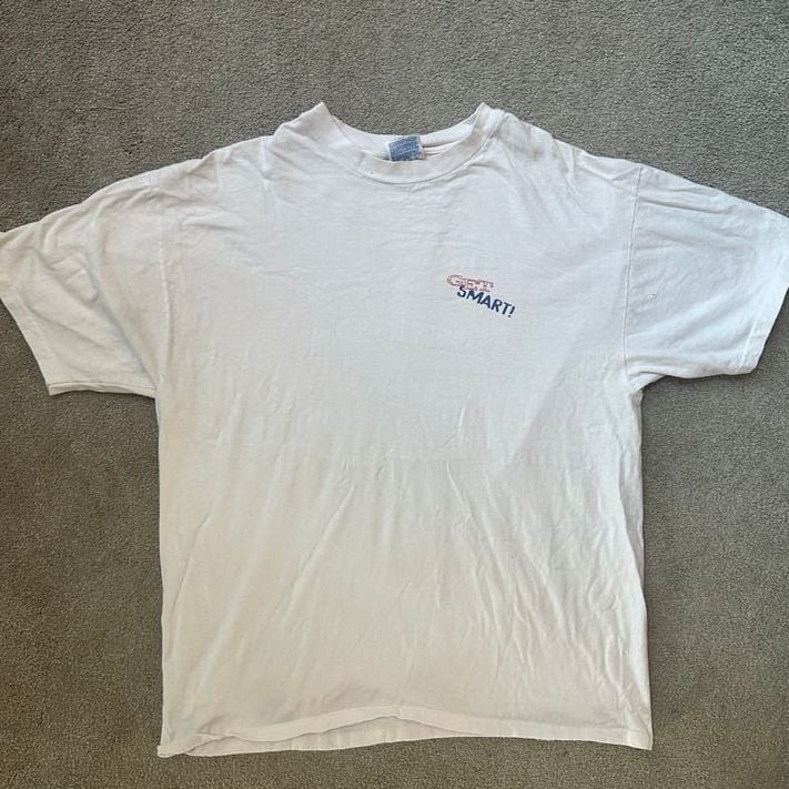 Vintage “Get Smart!” Graphic T-Shirt Single Stitch Sz XL
