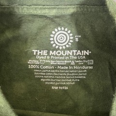 The Mountain Alligator Graphic T-Shirt Green Tie Dye Field Museum Mens Small