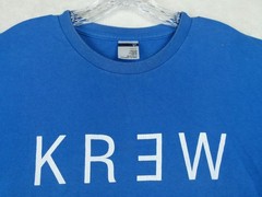 KREW Men’s Large Blue Cotton T-Shirt w/ White Logo