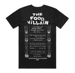 The Alchemist The Food Villain T-SHIRT Sz XL Action Bronson Big Body Meyhem
