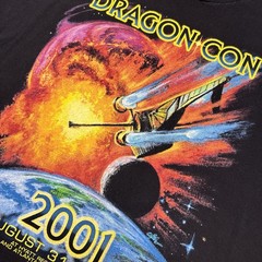 Vintage Y2K 2001 Dragon Con Atlanta Georgia T Shirt 2XL – RARE!