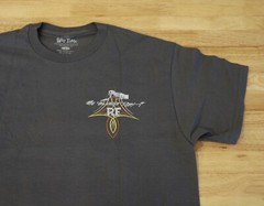 Mens Ed Big Daddy Roth Rat Fink Pinstripe Hot Rod Gray Cotton T-Shirt M-3XL RFG2