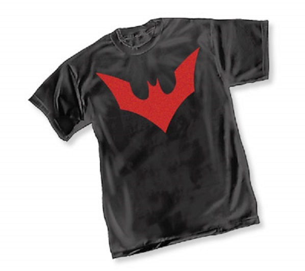 DC BATMAN BEYOND SYMBOL Logo – Black Adult T-Shirt – S-3XL
