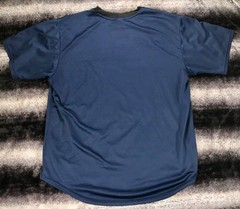 VTG Y2K NIKE Embroidered CTR Swoosh Grey Tag (XL) Perfromance Blue Shirt