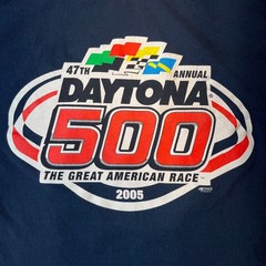 Vintage 2005 – 47th DAYTONA 500 T-Shirt XL Made in USA BLUE Murina