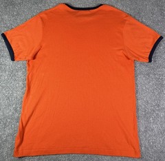 Vintage Polo Ralph Lauren Orange T Shirt Ringer Tee Ribbed Mens XL Y2K 90s