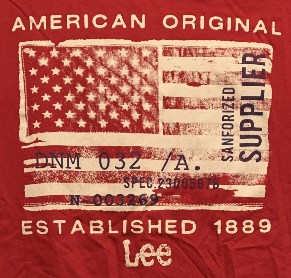 T-Shirt XL Lee Jeans “American Original” T-Shirt