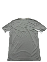 Nike T-Shirt Mens L Grey/White Dri-Fit Color Block